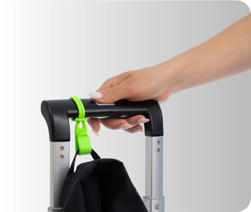 Travel Light & Hands-Free with the Luggage Hook, a brand new travel accessory.